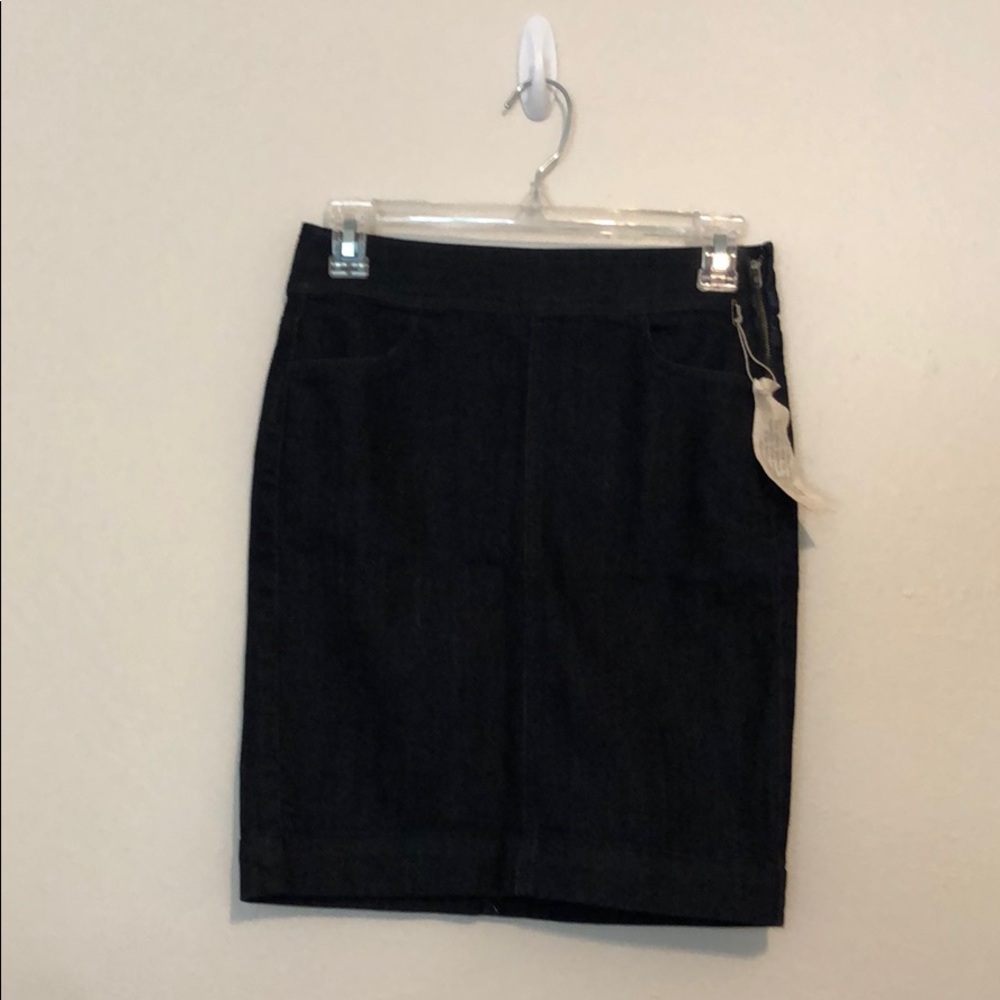 Loft Stretchy jean pencil skirt
